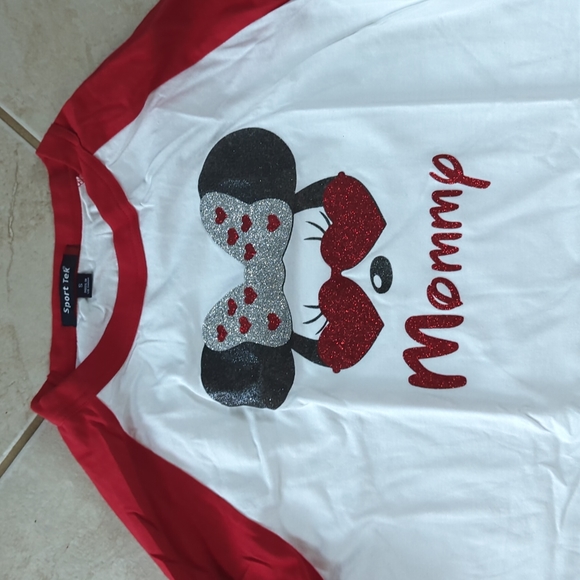 Women's size small Disney Minnie mouse maternity baby #2 shirt, brand new - Picture 3 of 5